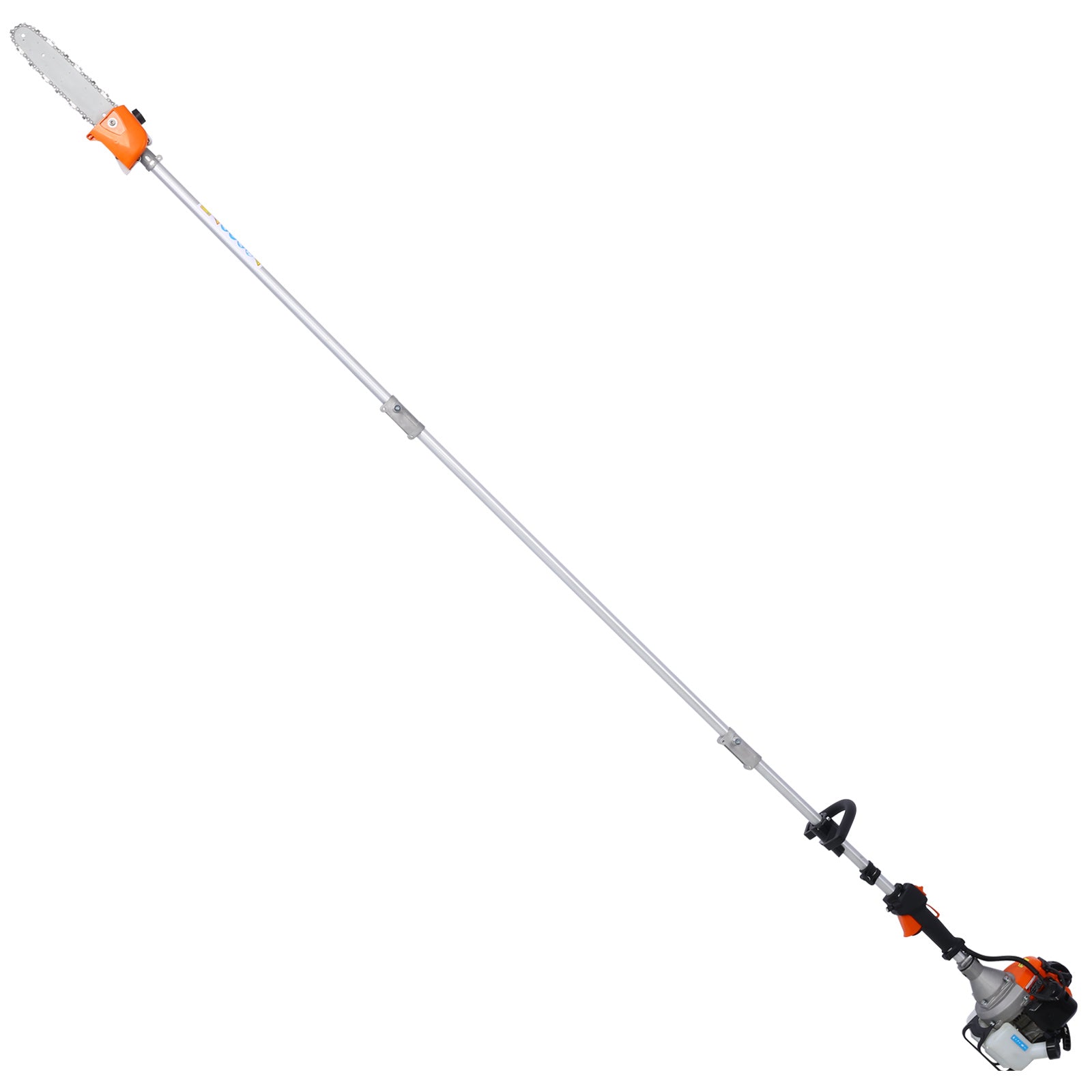 52CC 2-Stroke 10-in-1 Multi-Function Trimmer Tool Set with Pole Saw and Hedge Trimmer