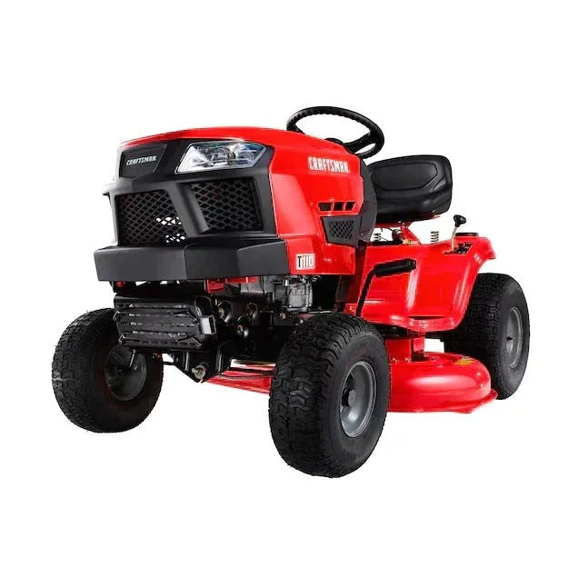 CRAFTSMAN T110 42-Inch 17.5 HP Gas Riding Lawn Tractor with 7-Speed Manual Transmission