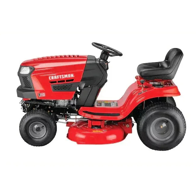CRAFTSMAN T110 42-Inch 17.5 HP Gas Riding Lawn Tractor with 7-Speed Manual Transmission