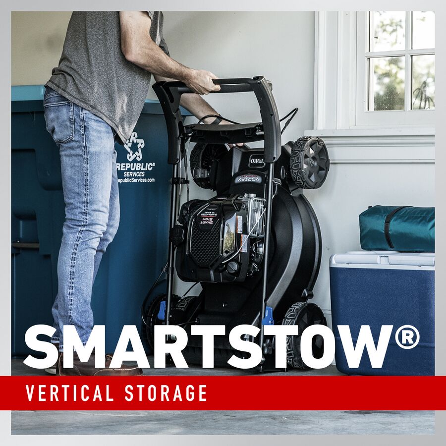 Toro SmartStow Super Recycler 21565 21-Inch Self-Propelled Lawn Mower 163cc