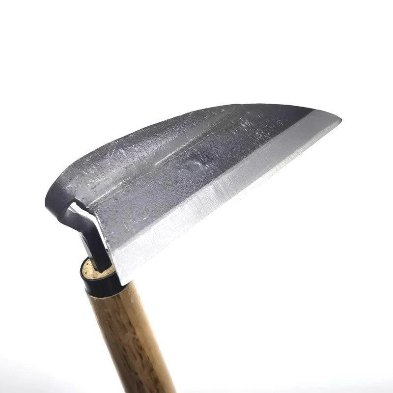 LMcenter's Composite Steel Bent Handlebar Sickle Steel Elbow Hoe Hand Weeding Sickle Gardening Weeding Farm Tools