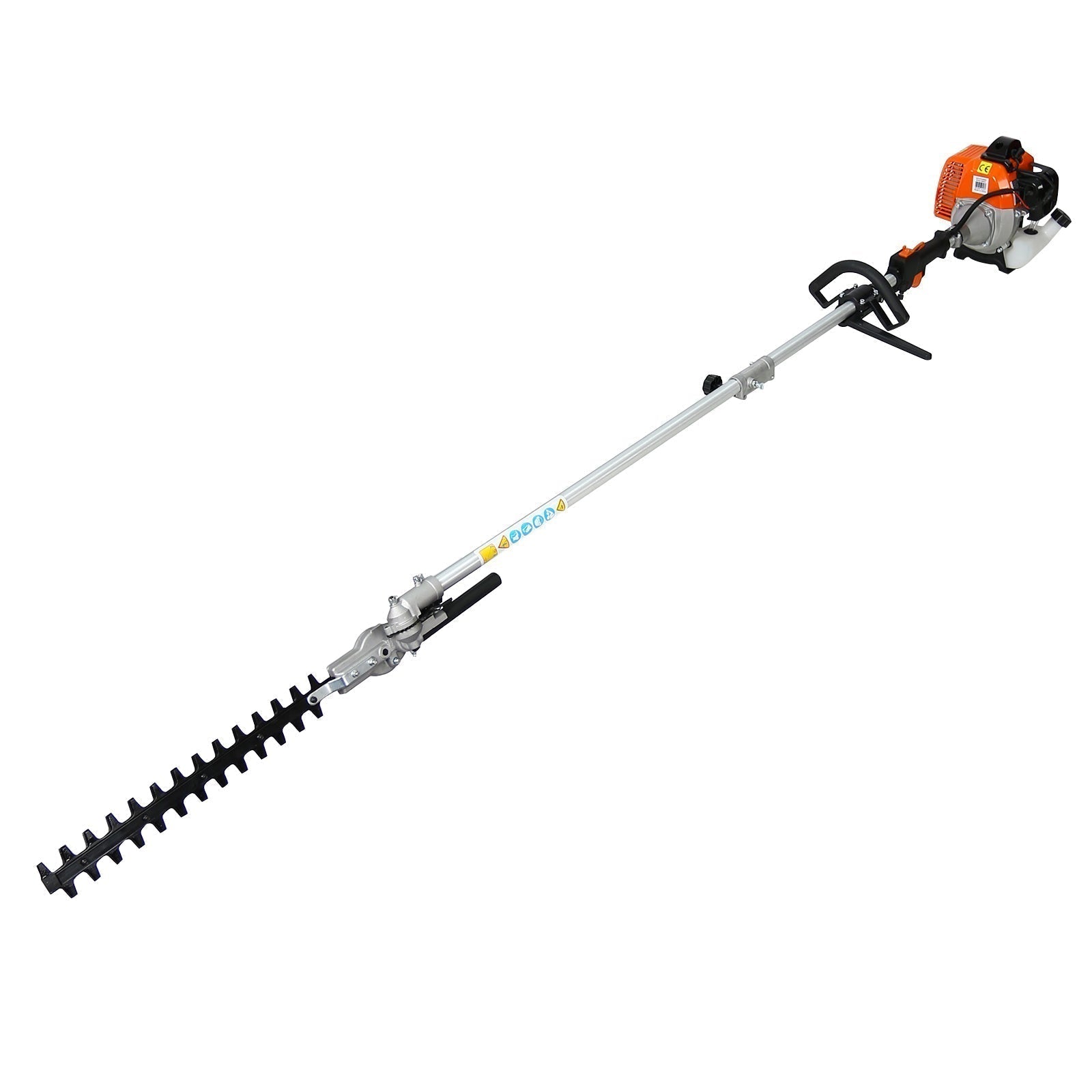 52CC 2-Stroke 10-in-1 Multi-Function Trimmer Tool Set with Pole Saw and Hedge Trimmer