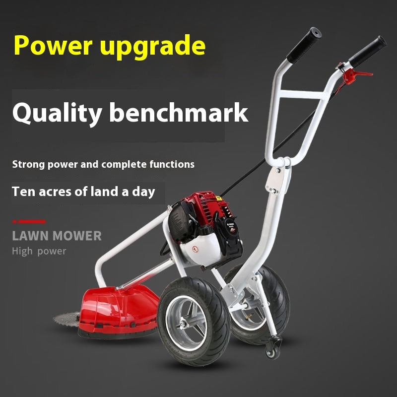 44-5F 2-Stroke Gas Lawn Mower & Brush Cutter with Multi-Function Blades