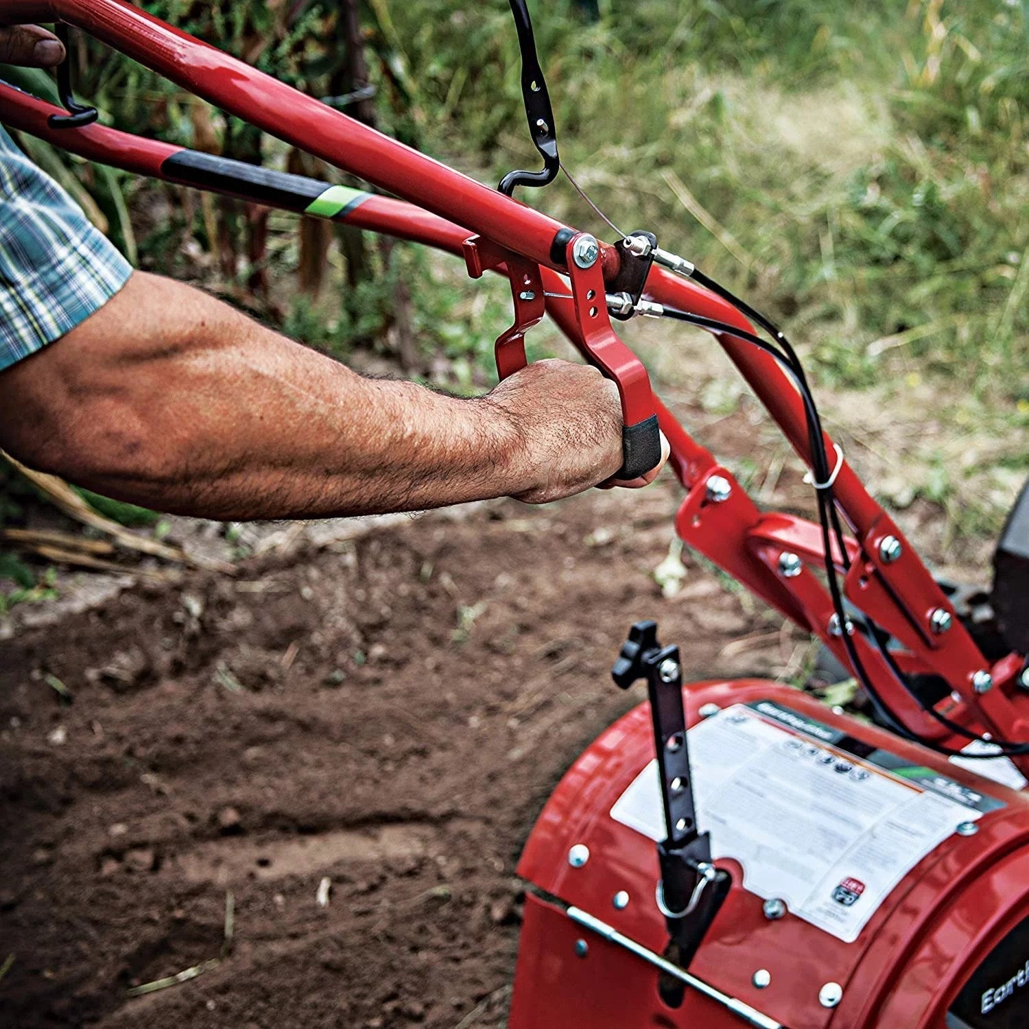 Earthquake 33970 Victory Rear Tine Tiller, Powerful 212cc 4 - Cycle Viper Engine - Decindoor