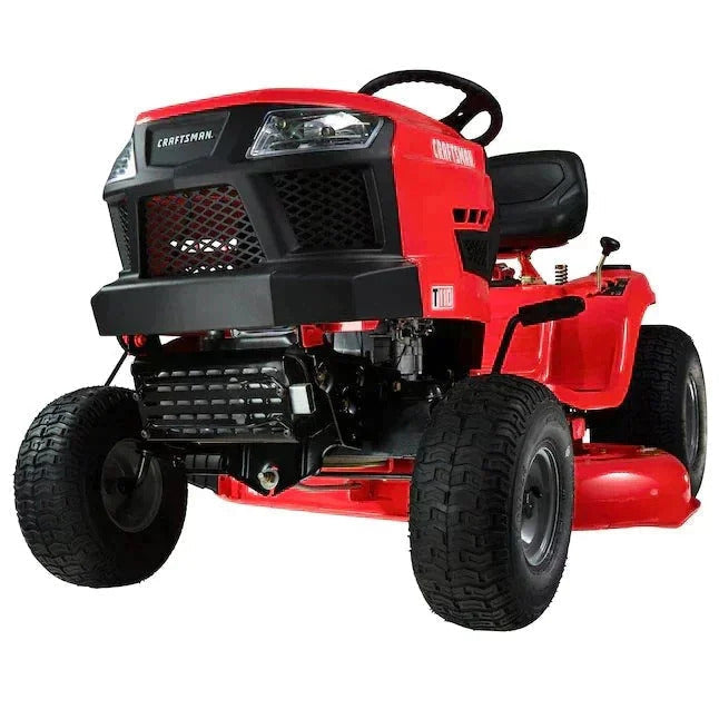 CRAFTSMAN T110 42-Inch 17.5 HP Gas Riding Lawn Tractor with 7-Speed Manual Transmission
