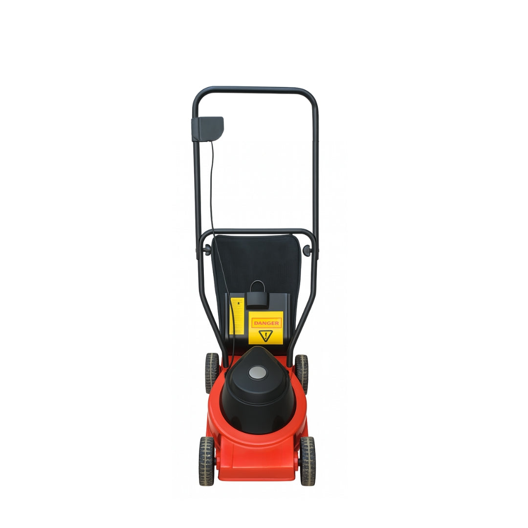 FLANDRIA 900W Electric Lawn Mower 12-Inch with Grass Collector