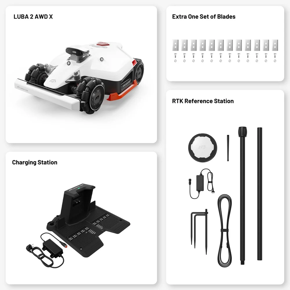Mammotion LUBA 2 AWD 10000H Robotic Lawn Mower