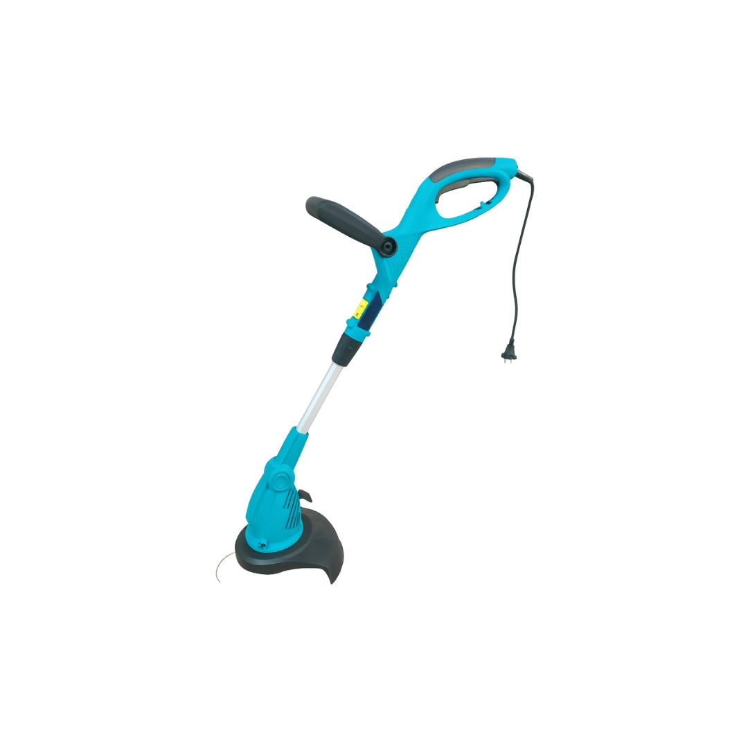Electric Corded Grass Trimmer 220–240V 25–30 cm Cutting Width with Adjustable Shaft